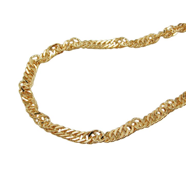 1,8mm Singapurkette 375 Gelbgold 45cm