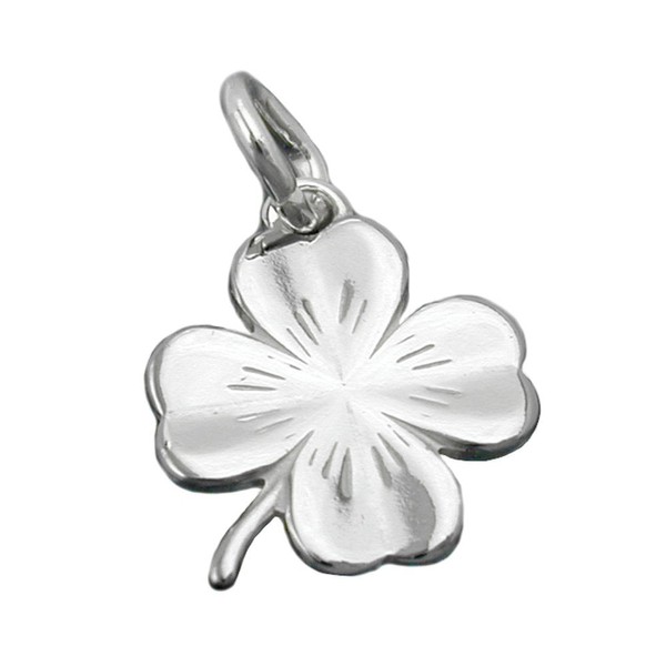 Anhänger Kleeblatt 14x10mm 925 Silber