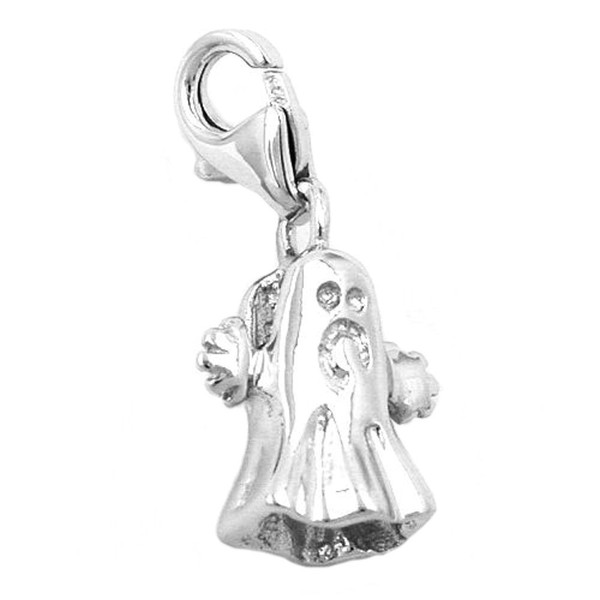Anhänger Charm Gespenst aus 925 Silber