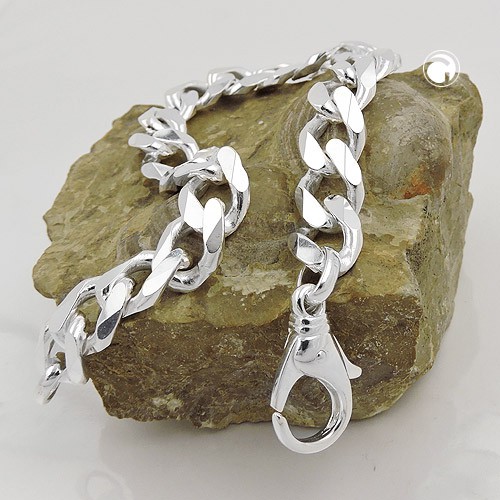 11x2,8mm Weitpanzerkette 925 Silber 60cm Unisex
