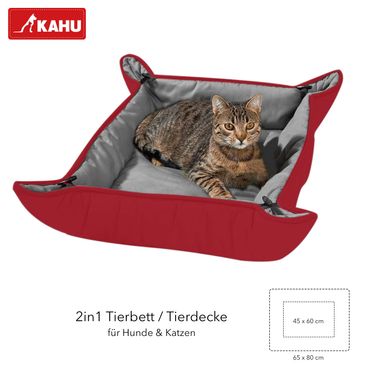SHUAIGUO Katzenbett 2-in-1 - Waschbares Haustierbett Mit Deck