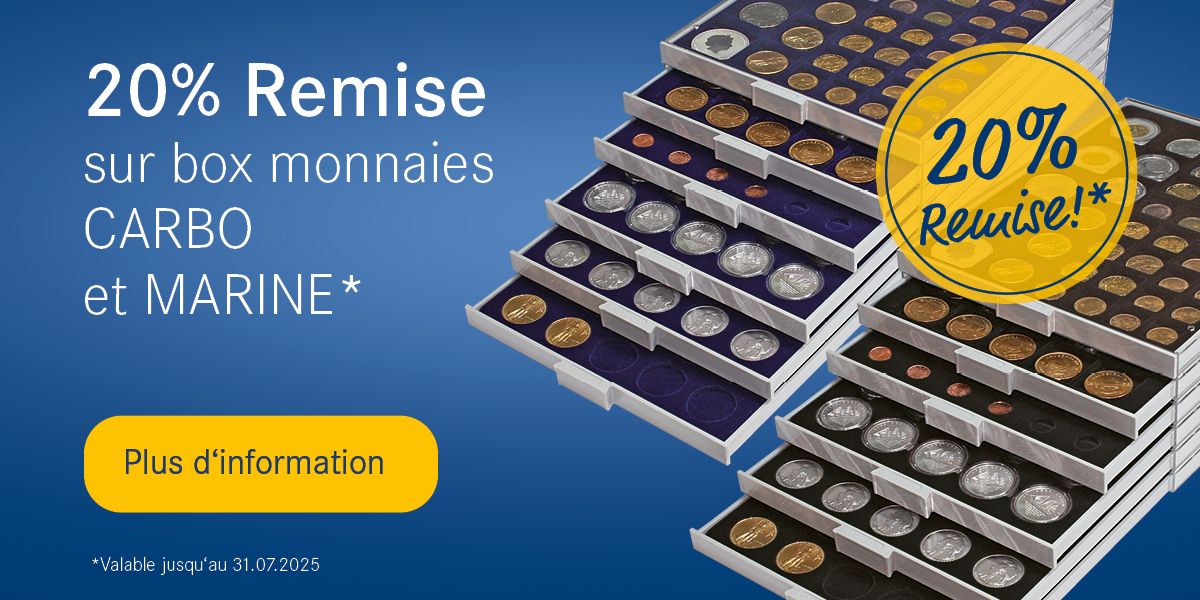 Action-Remise sur tous les box monnaies CARBO et MARINE