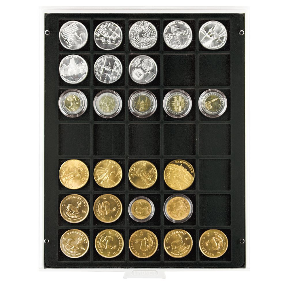Bandeja Para Monedas Standard (estándar) Con 20 Casilleros Cuadrados