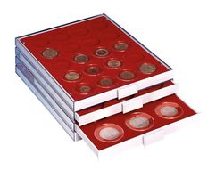 2219 Box Monnaies STANDARD Pour 9 Capsules-US (Slabs) Jusqu'au Format
