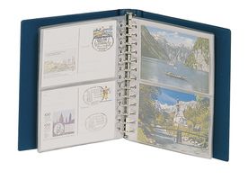 lindner postcard album blue photo album