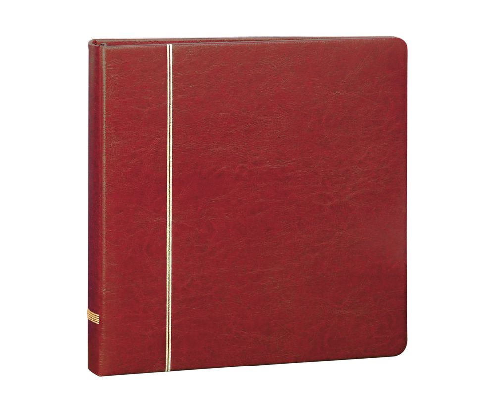 Ring binder Set EXCLUSIVE - wine red Stamp collecting Ring binder for ...