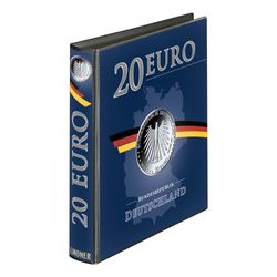 Lindner K2W Pages pour album de pièces karat incl. Intercalaire blanc pour 12 pièces avec max. 48 mm - paquet de 5