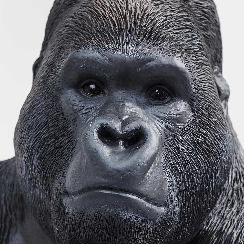 ゴリラ KARE XL KARE dekoracja stojąca GORILLA XL 76cm czarna