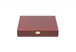 LINDNER Coffret Numismatique Bois Massif Pour 120 Monnaies/capsules