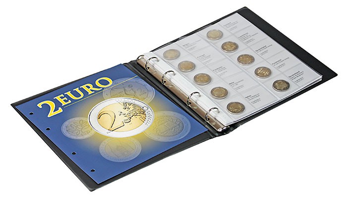 Vordruckalbum 2 Euro-Gedenkmünzen Band 4: Alle Euro-Länder (chronologisch  ab Lettland 2019 bis Deutschland 2023)