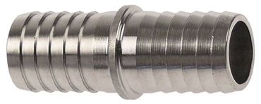 Schlauchverbinder gerade L 40mm CNS Schlauchanschluss 13-13mm