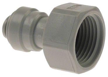 DMfit pipe connector flat sealing straight 5/8" BSP