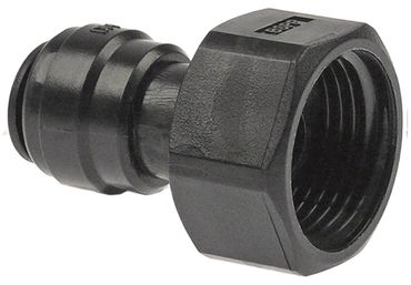 DMfit pipe connector flat sealing straight 5/8" BSP