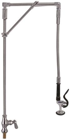 Geschirrwaschbrause Anschluss 1/2" mit Standventil mit Schwenkrohr