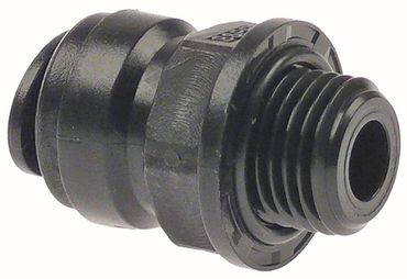 DMfit pipe connector straight 1/4" BSP pipe connection ø8mm