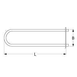Moretti radiator for pizza oven MHK - MHC - MHB EP top 600W 110V