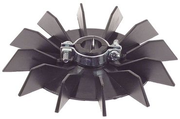Colged fan blade for dishwasher 915755, GOLD-80, S54 ø 124mm