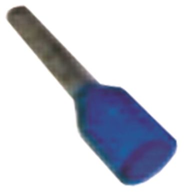 Panicoupe ferrule blue insulation PVC length 12mm Cu/gal Sn