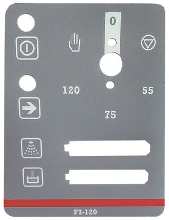 Fagor keyboard foil for FI-120, FI-120B
