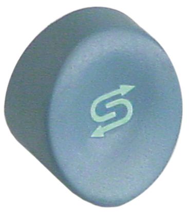 Dihr Drucktaste für Spülmaschine Tekno4, Tekno6 blaugrau Regenerierung