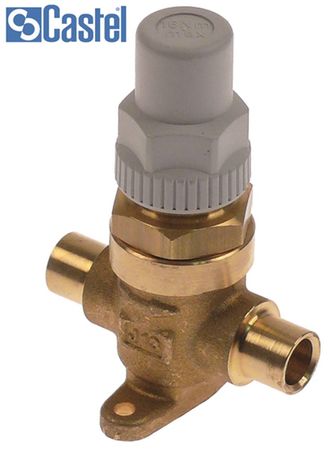 CASTEL 6420/M10 Shut-off valve connection 10mm 2-way 45bar 1m³/h