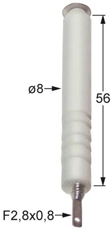 Ignition electrode for Lotus CF4-8GEM, CF4-8G, Küppersbusch FO-2G, PC-12G