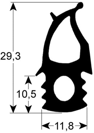 Electrolux Türdichtung für FCZ102EAA, 237003 Breite 665mm Länge 760mm