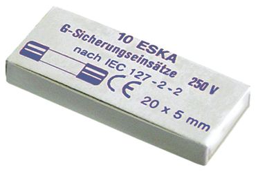 Feinsicherung für Winterhalter GS502, GS515, GS501, Meiko DV80, DV160
