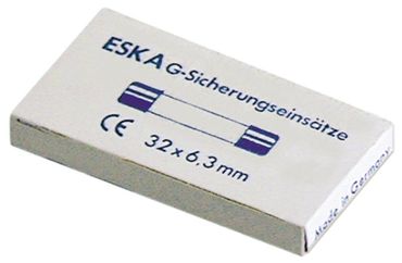 Fine-wire fuse slow-blow Size ø6,3x32mm 250V 3,15A PU 10 pieces