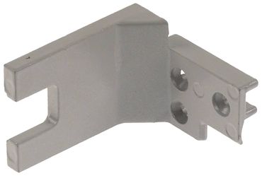 ISA Halter für Scharnier Tür für Scharnier EP links Aluminium