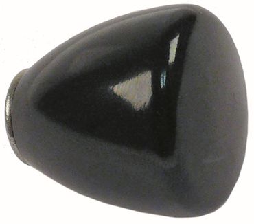 Roller-Grill Konusgriff ø 25mm schwarz M5 Länge 26mm Kunststoff