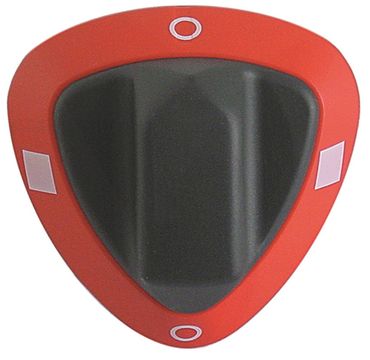 Angelo Po toggle 0G1FR3GD, 0A1FR1GD axle ø 6x4,6mm ø 77mm red