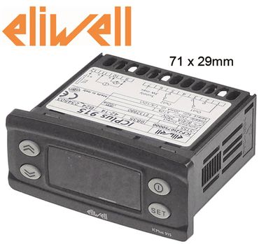 ELIWELL ICPlus915 electronic controller display 3½-digit installation depth 67mm