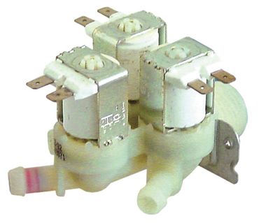 TP Solenoid valve for MBM service output 11,5mm 3-fold straight 230VAC