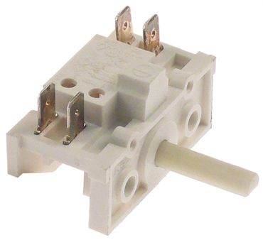 Saro Drehschalter CH 22mm Anschluss Flachstecker 6,3mm 2 16A 400V