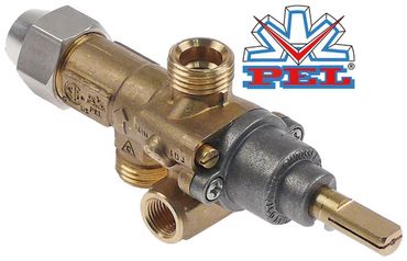 PEL 21S gas cock for Lincar G0010, G0035, G0007 axle 8x6,5x22/15mm