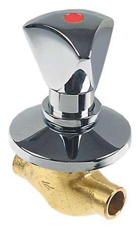Küppersbusch Absperrventil Lötanschluss Baulänge 54mm 1/2"