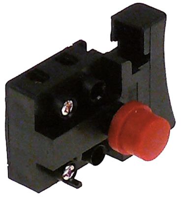 Drucktaster für Cookmax 473001, 473002, Sirman CICLONE 15VV CE rot 1NO