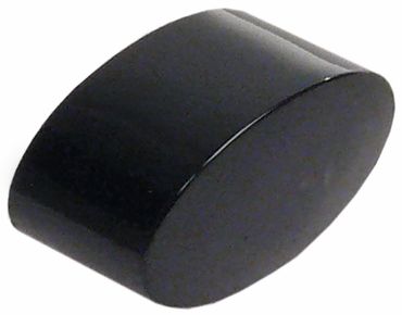 MBM-Italien Drucktaste schwarz Größe 21x11mm