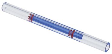Iberital-Macchine Füllstandsrohr ø 11mm rot/blau Höhe 140mm
