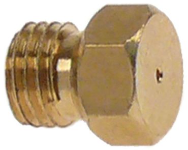 Bertos Gasdüse für G7F4E, G7F6E, G6F4 Bohrung 0,93mm M6x0,75 SW 7