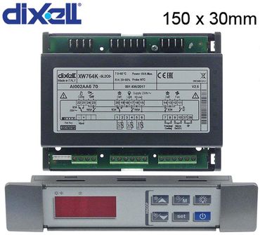 DIXELL XW764K refrigeration controller for IFI mounting dimension 150x30mm for NTC AC