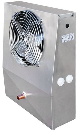 Verdampfer Anschluss 3/8" mit 1 Lüfter Breite 125/80mm 300W CNS