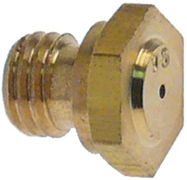 Gas nozzle for GIGA CCG80E, CC80G, CC120CG, Silko CCG6045, CCG6020 M7x1