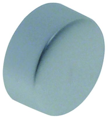 Nikrom push button ø 21mm silver gray