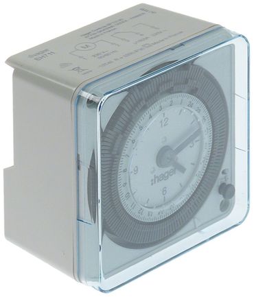 HAGER EH711 time switch output 16(3)A installation dimension 72x72mm 50Hz 230V 24h