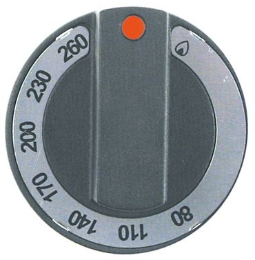 Olis Knebel für 40SGFT, 40SGFTC für Gasthermostat Achse 10x8mm ø 65mm