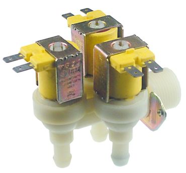 Electrolux solenoid valve for combi steamers 697631, 697610, 697600 3-fold