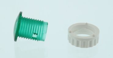Bartscher Lampenabdeckung, Breite 14mm grün Höhe 14mm Tiefe 14mm