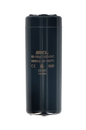 Anlaufkondensator Länge 92mm 330V 50/60Hz ø 36mm 80-100µF